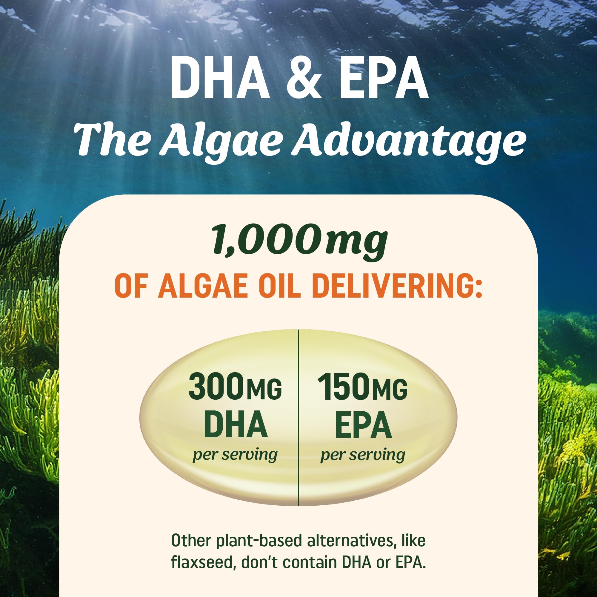 Non-GMO algae-based DHA and EPA