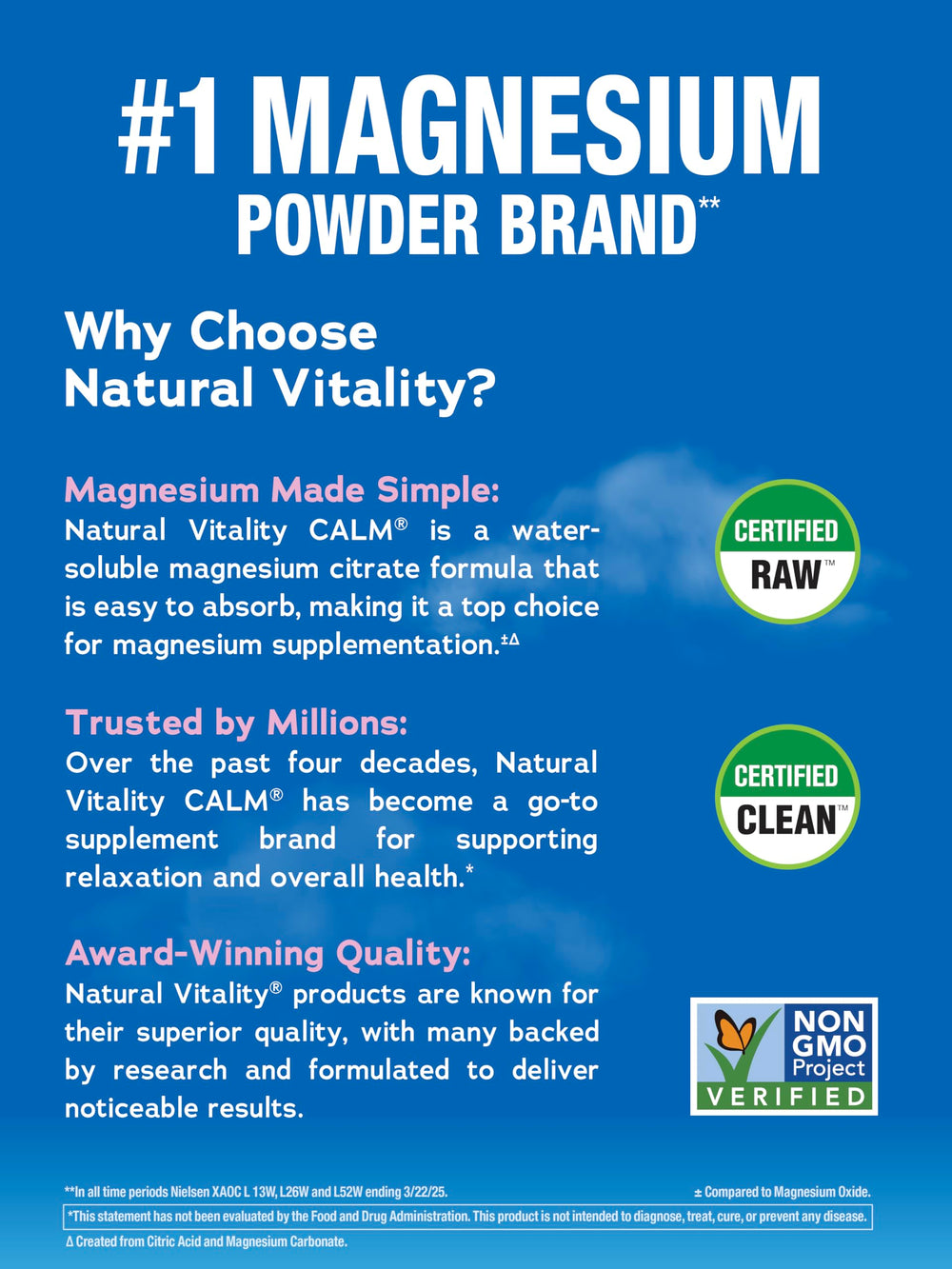 Non-GMO Project Verified, vegan and gluten-free badge