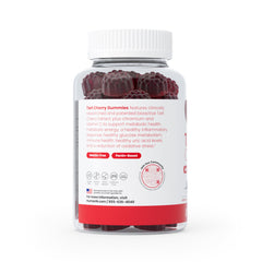 Non-GMO vegan tart cherry gummies packaging