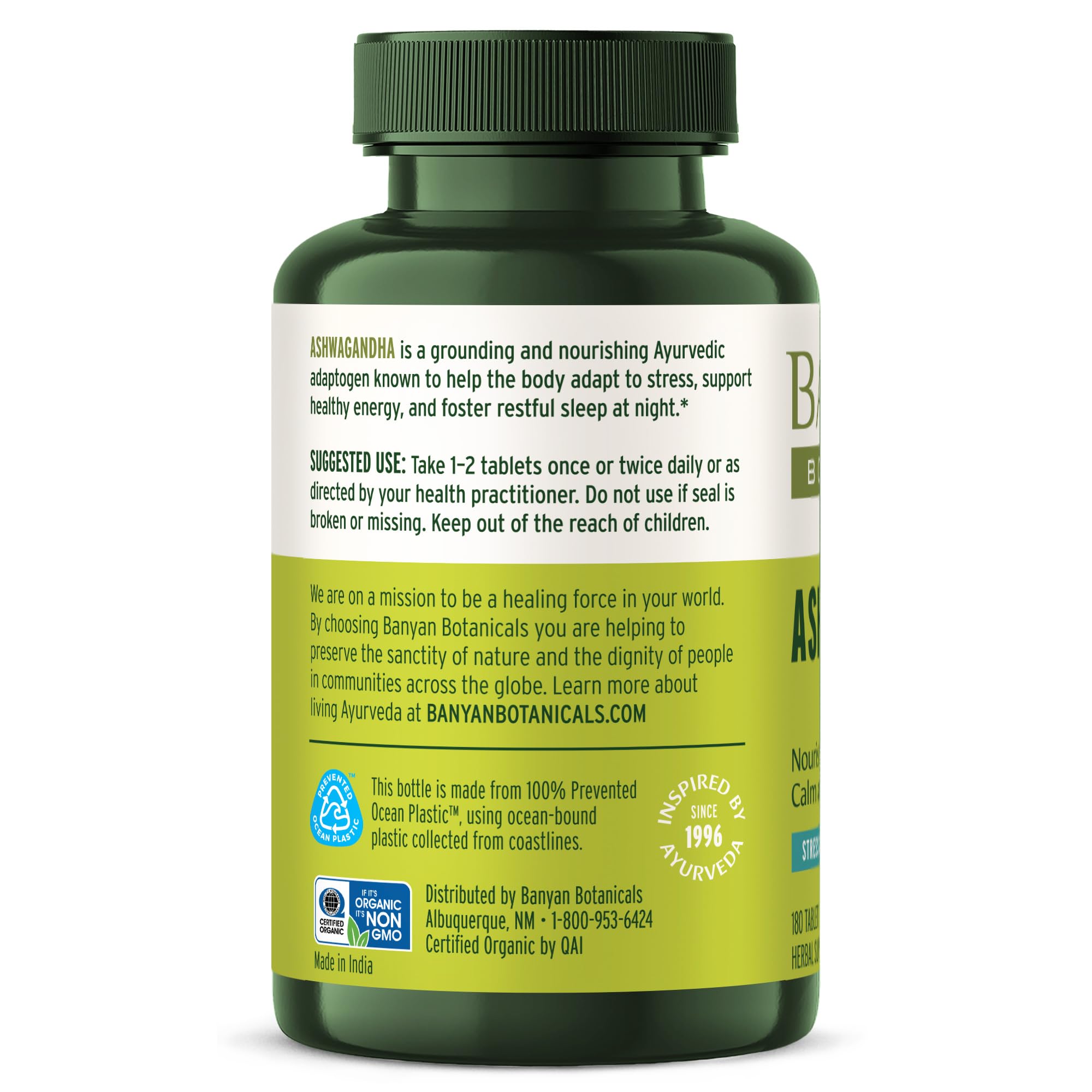 Non-GMO and vegan certification icons on packaging