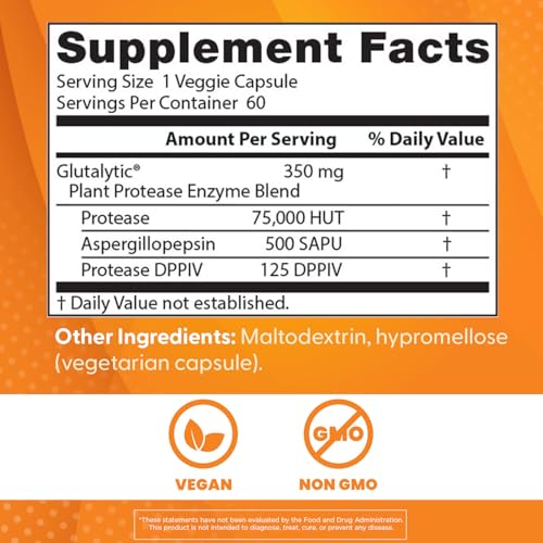 Non-GMO vegan label and ingredients