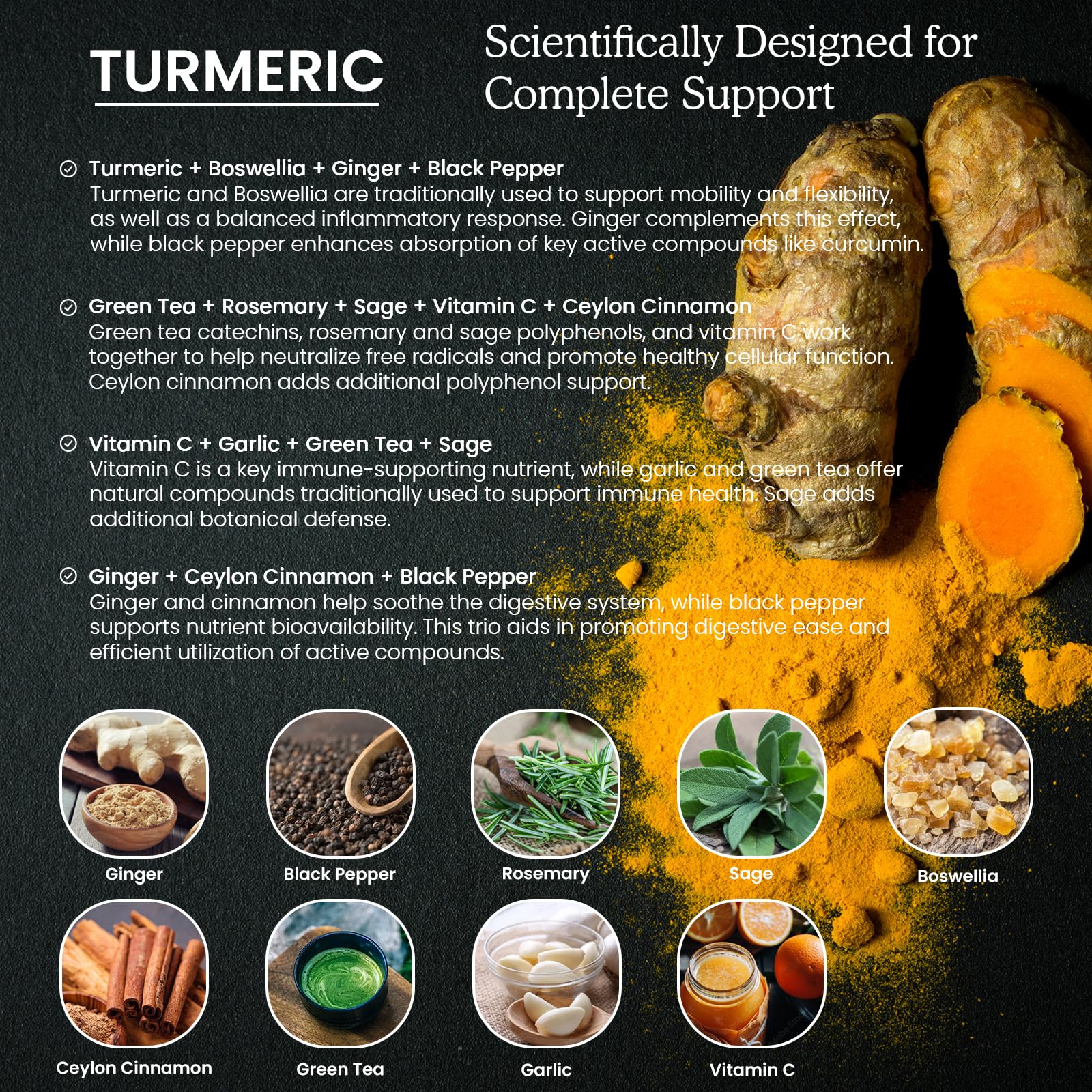 Non-GMO vegan turmeric drops