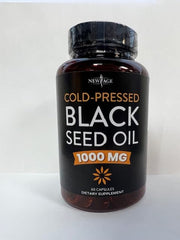 Non-GMO vegetarian black seed oil capsules