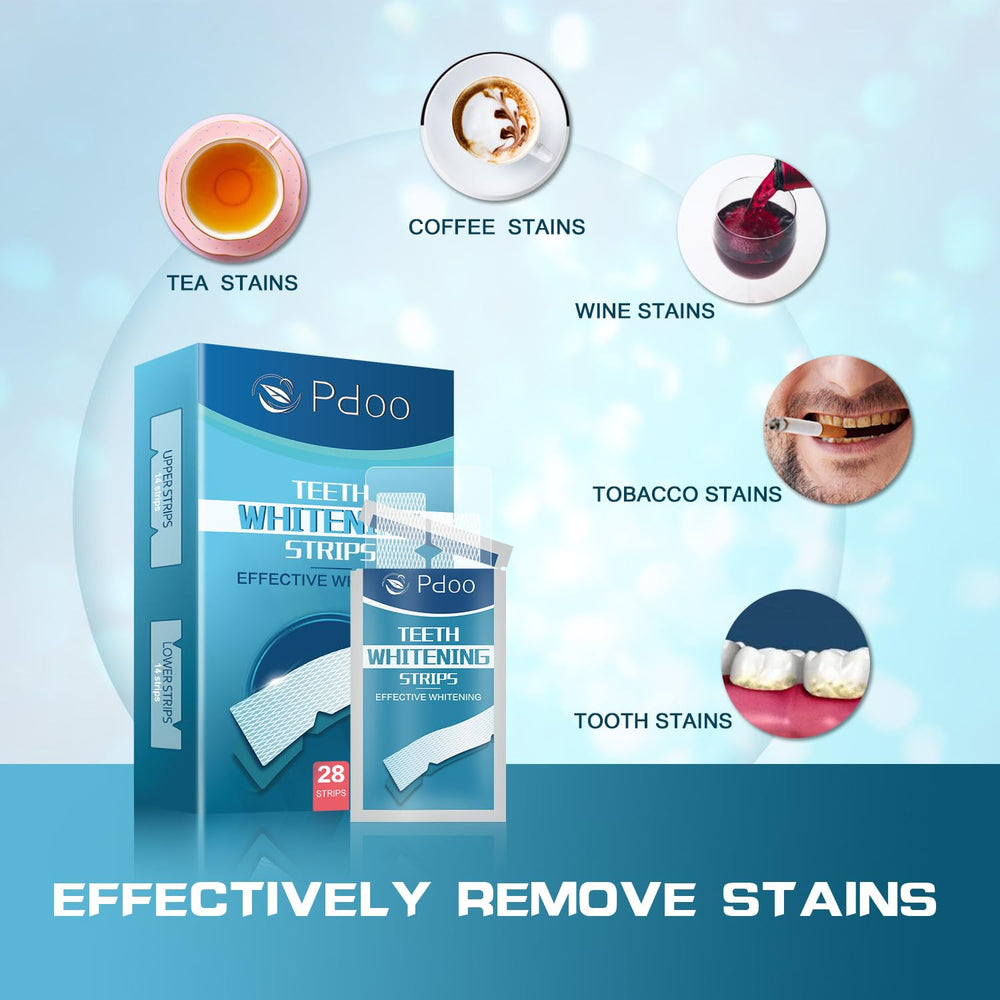 Non-Slip Whitening Strips Application