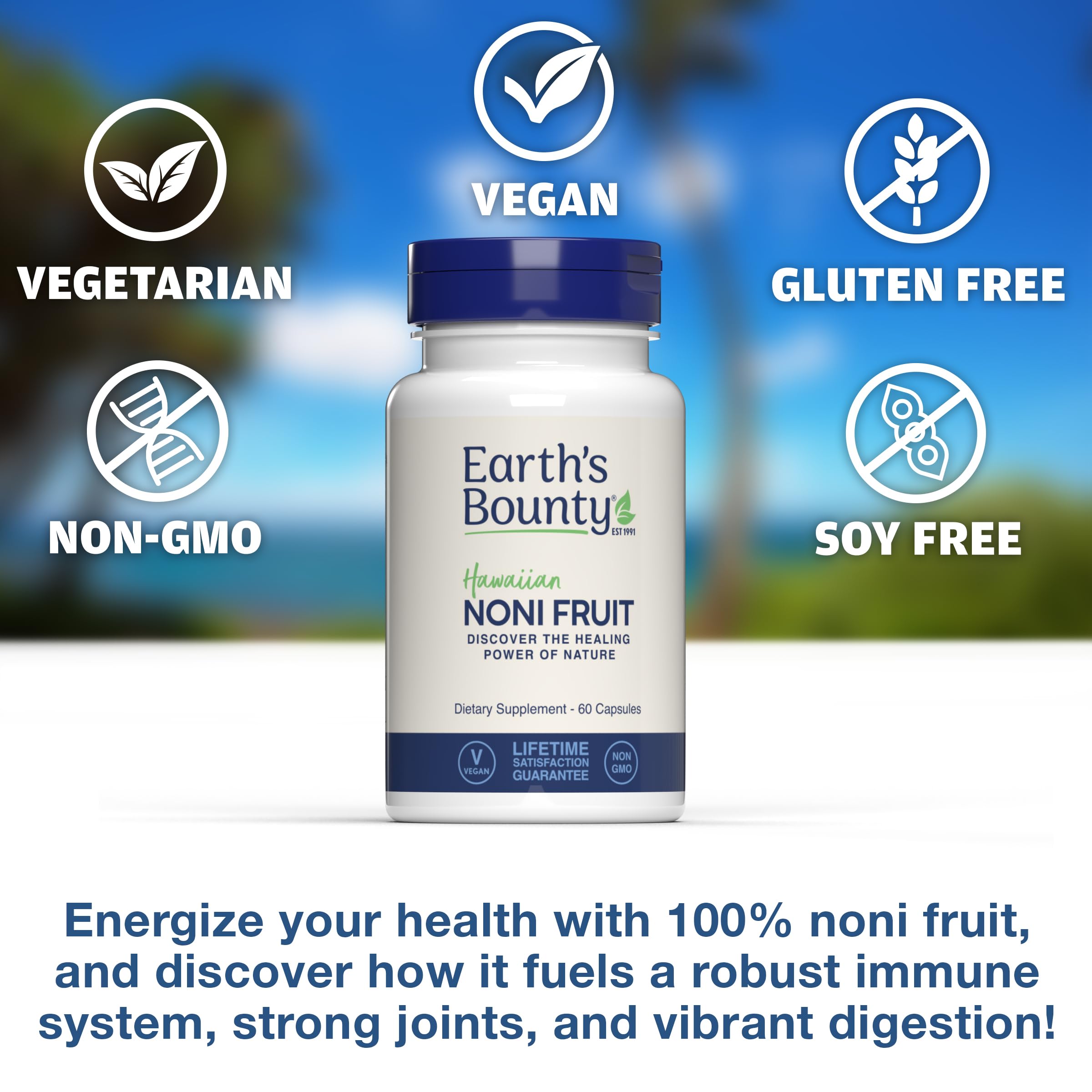Noni capsules for immune support