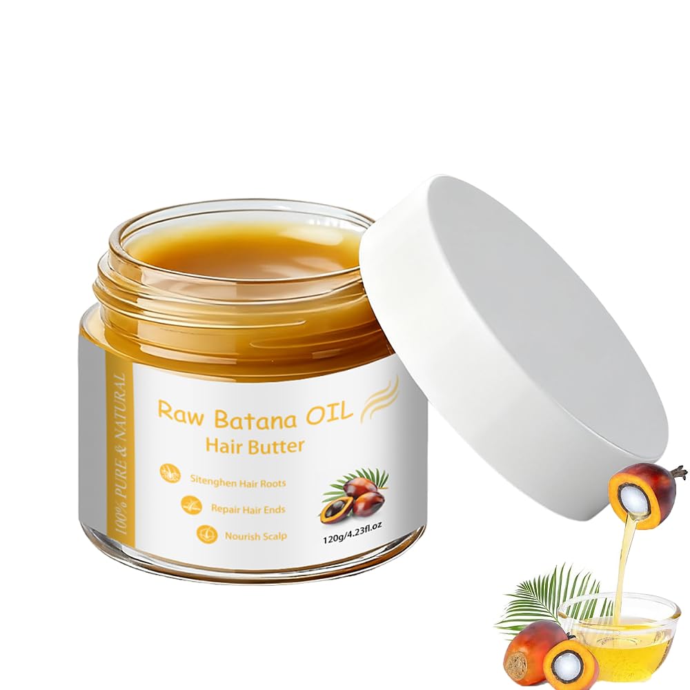 Noni Energy maxgrow batana oil bottle for nourishing hair.