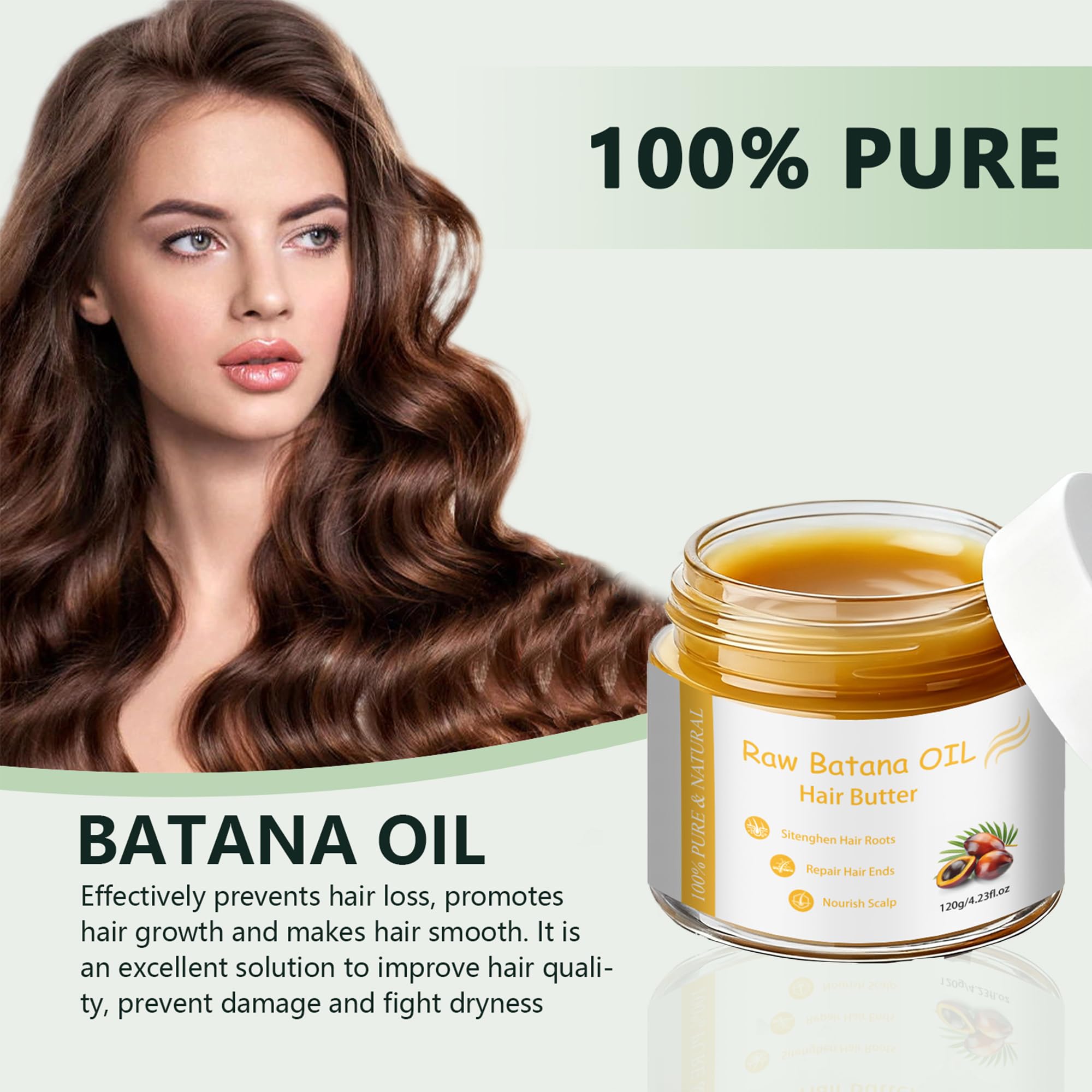 Noni Energy maxgrow batana oil jar for revitalizing hair treatment.