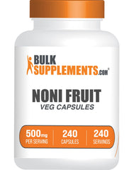 BulkSupplements Noni Extract Capsules 500mg bottle