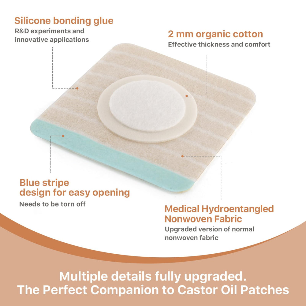 Latex-free, non-allergenic patch material