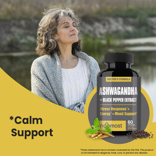 NooMost Ashwagandha 60 capsules packaging