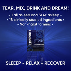 Noobru Lucid Sleep Powder with ashwagandha