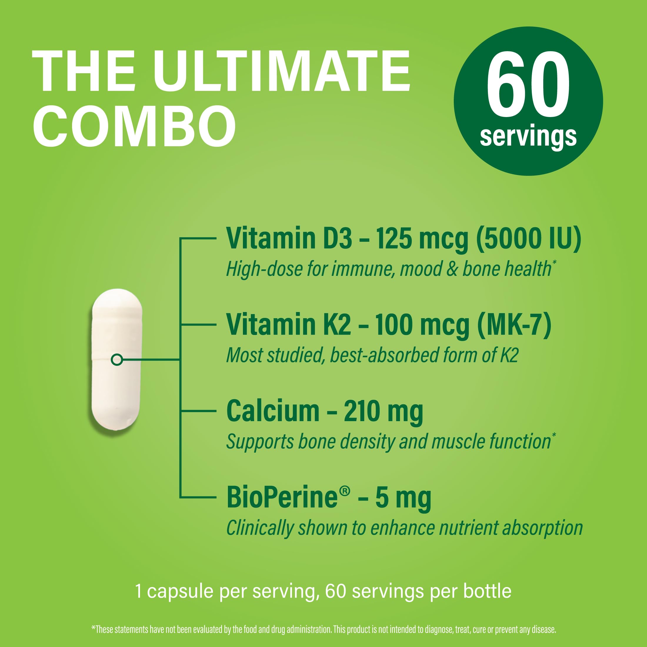 Noophoric D3 K2 capsules