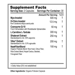 Vitex and Shatavari extract imagery representing hormone balance