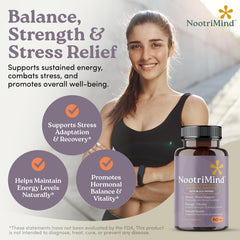 Additive-free organic Ashwagandha supplement packaging