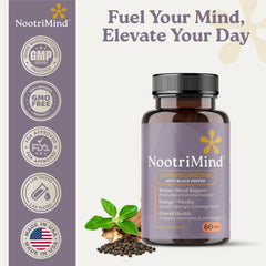 Mood support and stress relief with adaptogenic Ashwagandha