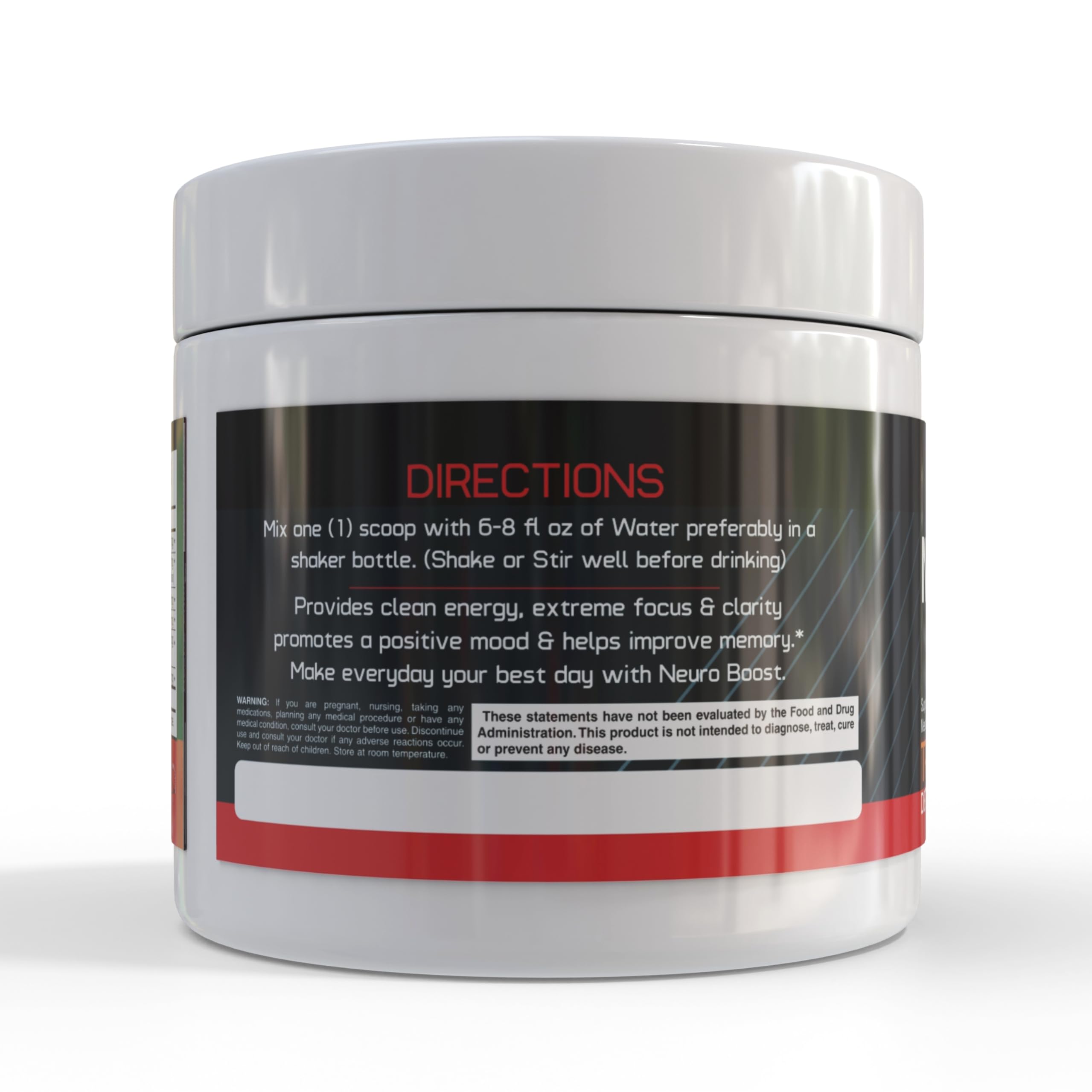 Container of Lion's Mane mushroom extract for brain health