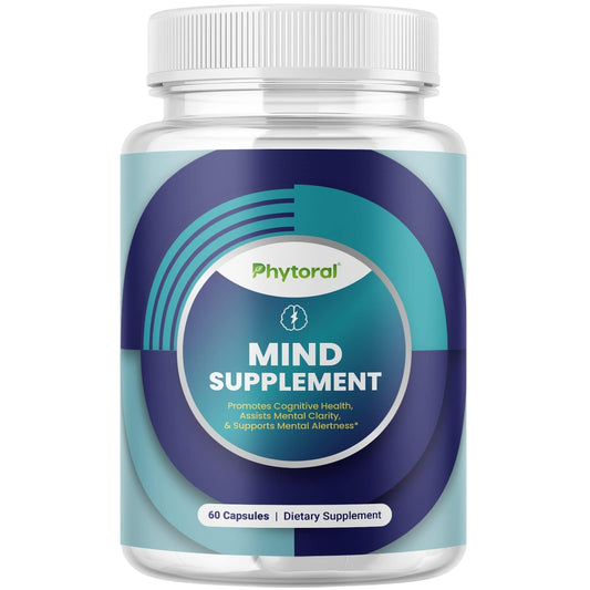 Bottle of Nootropic Brain Supplement with 60 capsules