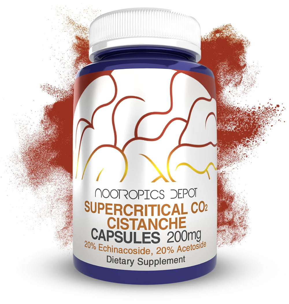 Nootropics Depot Cistanche capsules bottle – 60 count, front view