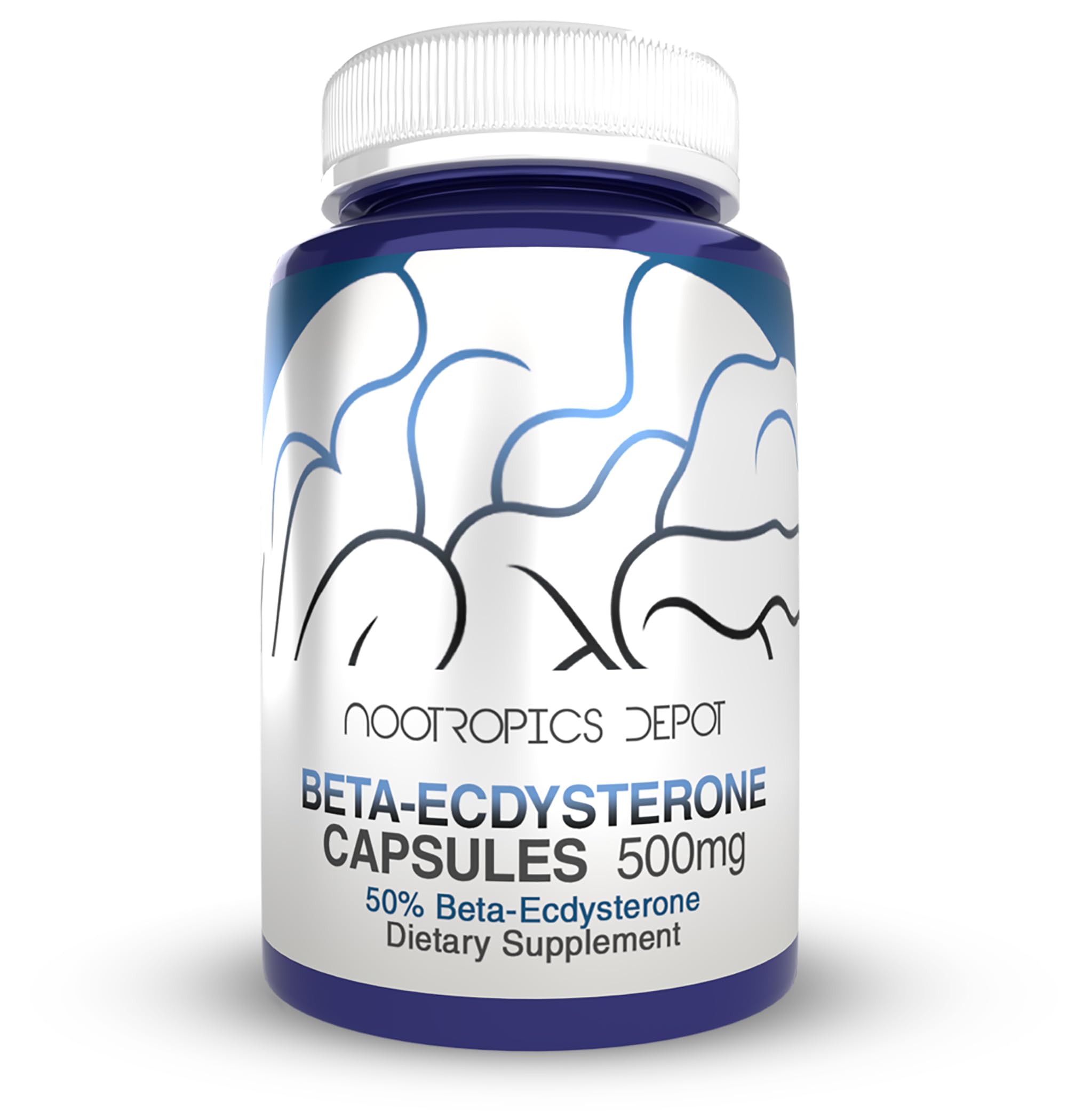 Nootropics Depot Cyanotis arachnoidea extract capsules plant-based phytoecdysteroid