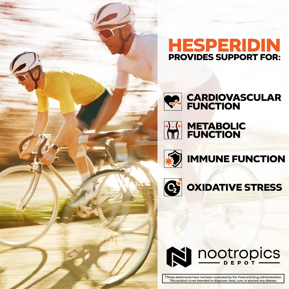 Front view of Nootropics Depot hesperidin bottle