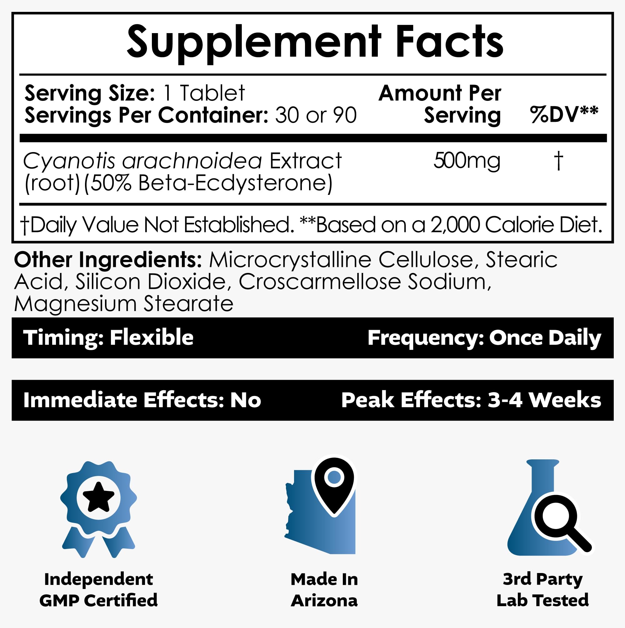 Nootropics Depot lab-tested quality packaging for Beta Ecdysterone