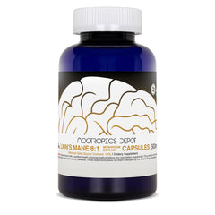 Supplement facts or ingredient panel for Lion's Mane capsules