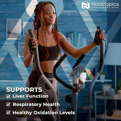 Nootropics Depot NAC capsules on clean surface, ready for routine