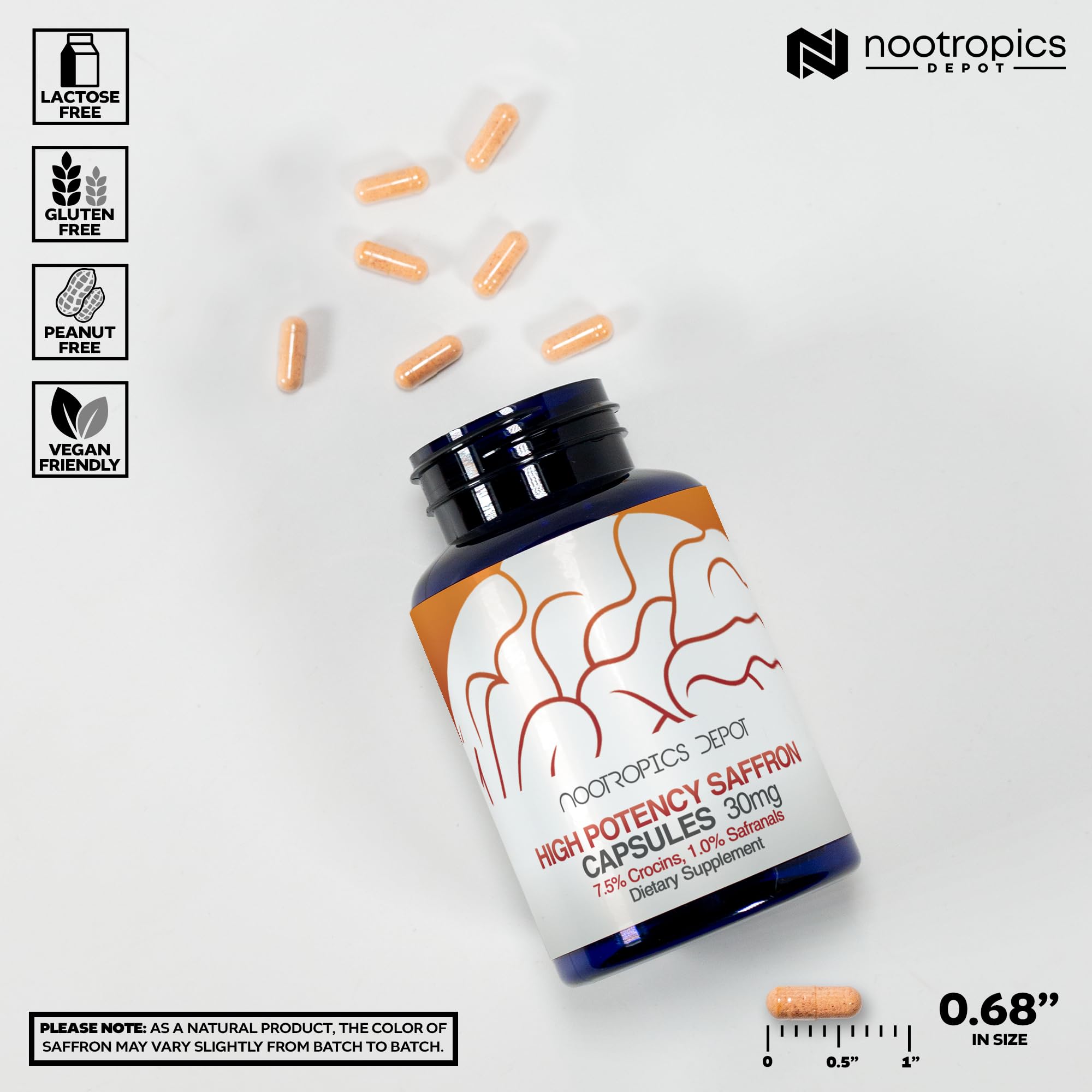 Saffron saffron mood support capsules for balanced mood