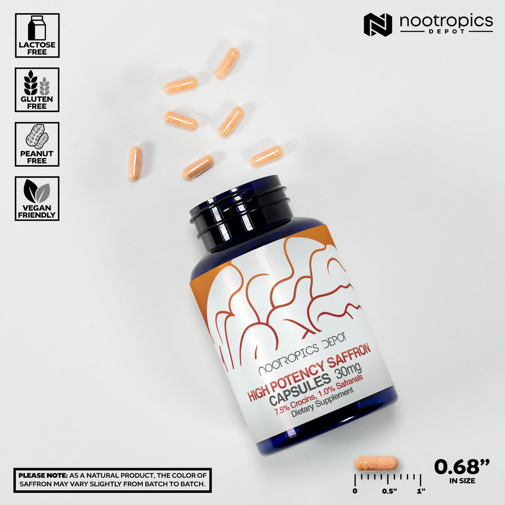 Saffron saffron mood support capsules for balanced mood