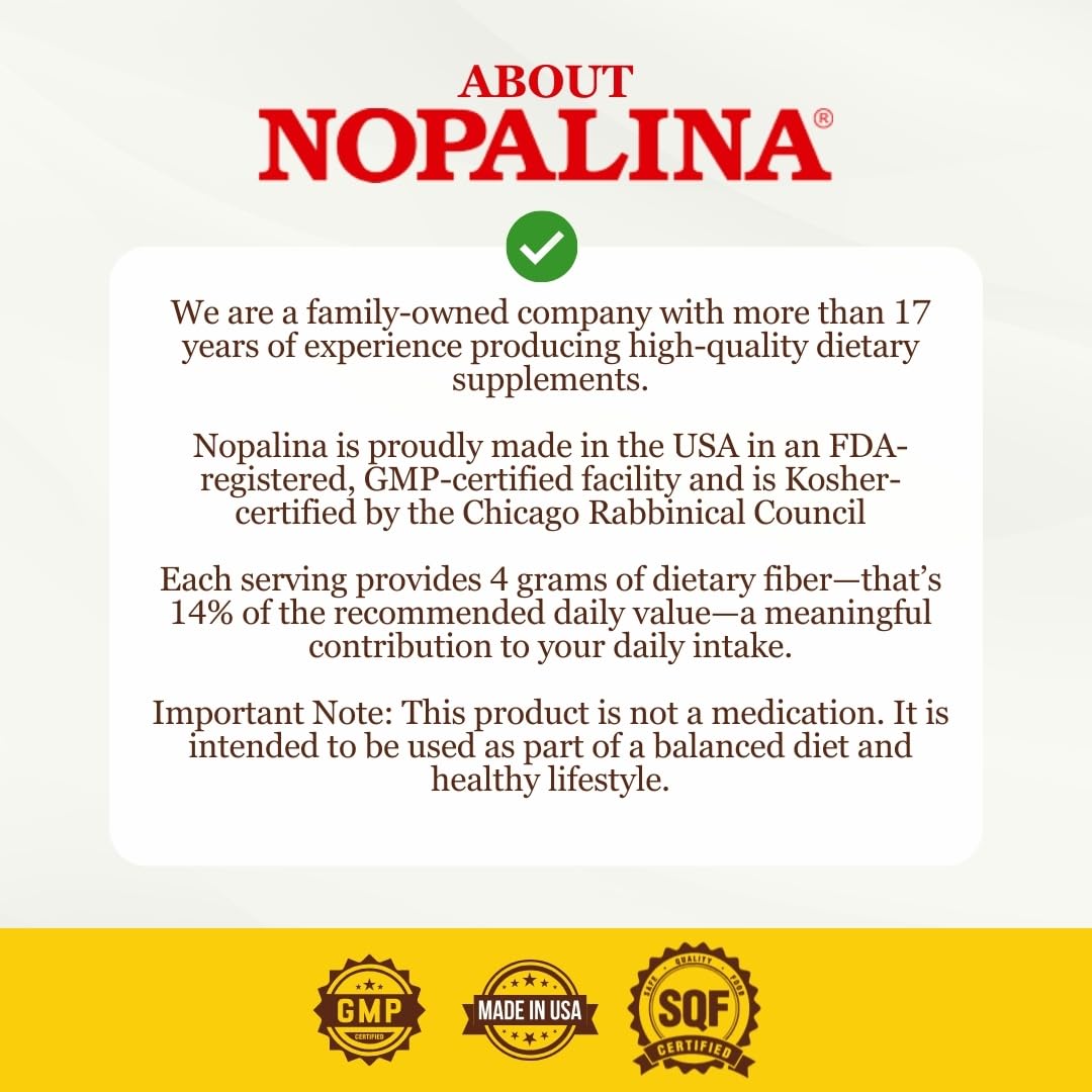Nopalina packaging and bottle on white background