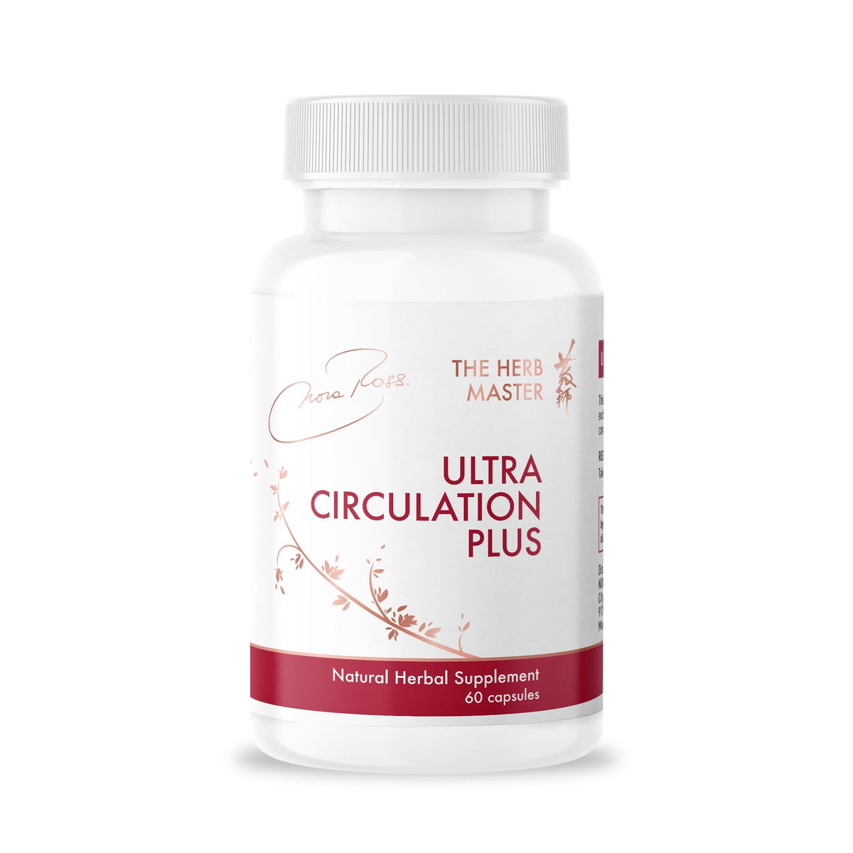 Nora Ross Ultra Circulation Supplements bottle and packaging