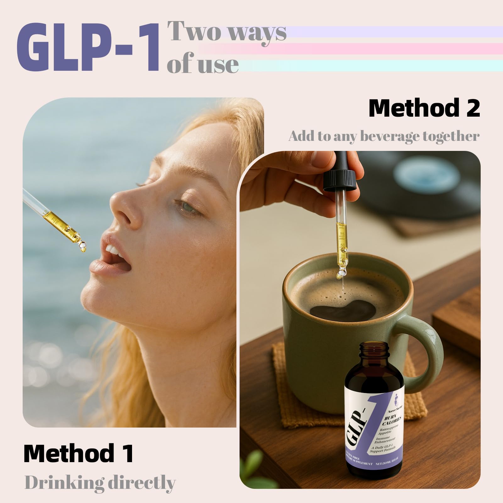 Berberine and cinnamon ingredients used in Norce Sactor GLP-1 Drops