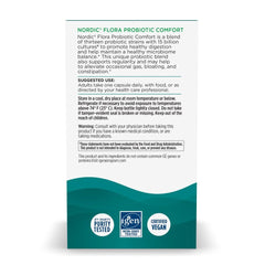 Nutrition label showing 13 probiotic strains and 15 billion cultures