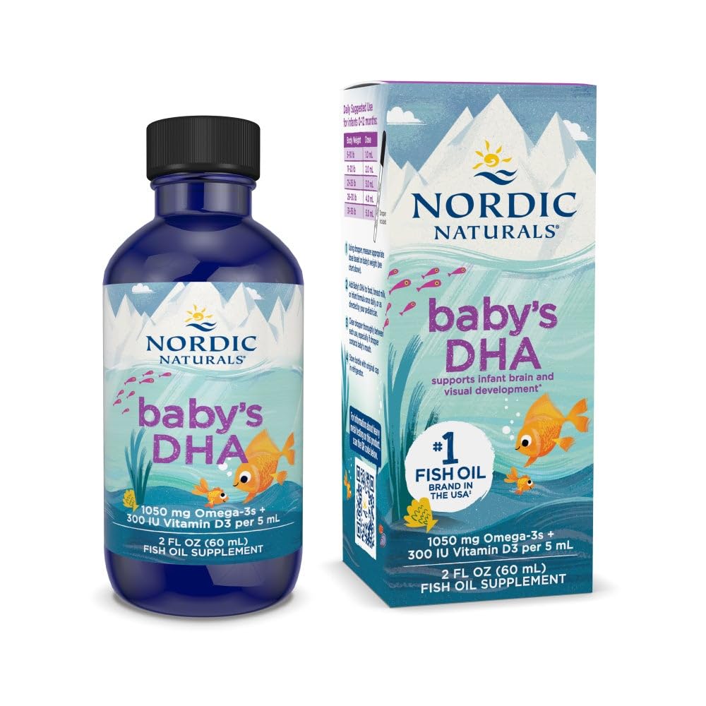 Nordic Naturals Baby’s DHA unflavored 2oz label