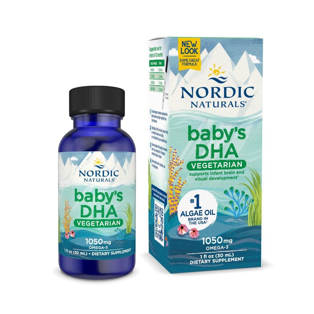 Nordic Naturals Baby's DHA Vegetarian unflavored 1 oz bottle with dropper
