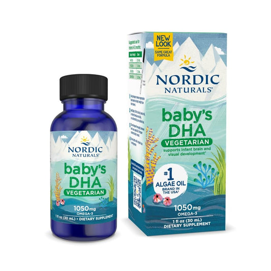 Nordic Naturals Baby's DHA Vegetarian unflavored 1 oz bottle with dropper