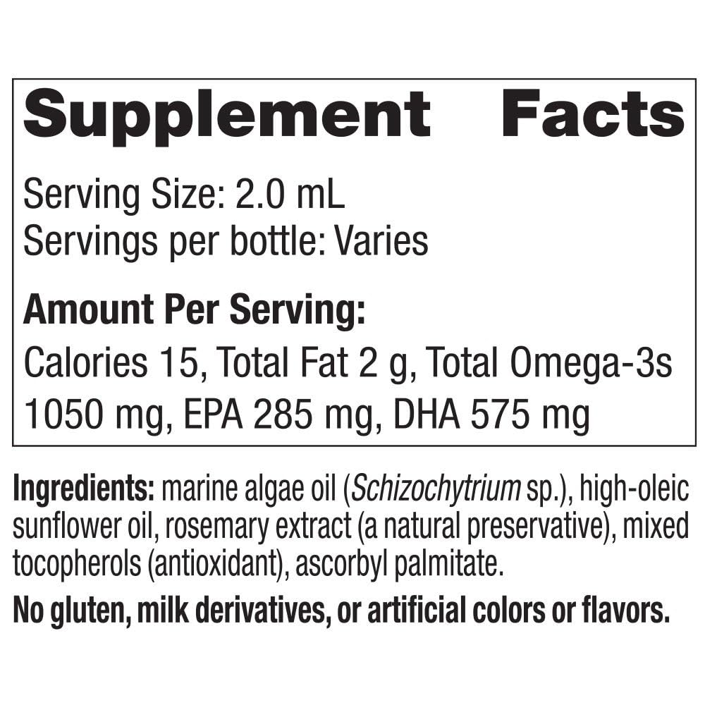 Plant-based omega-3 source from vegan microalgae