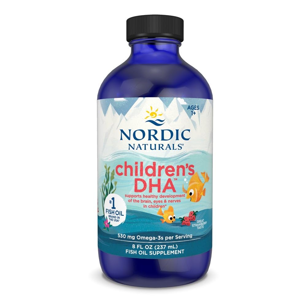 Nordic Naturals Children's DHA Strawberry 8 oz bottle