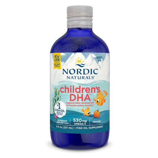 Nordic Naturals Children's DHA Orange 8 oz bottle