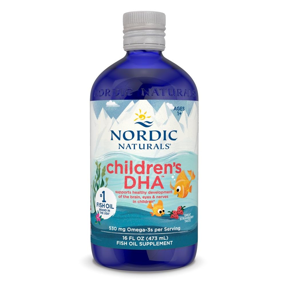 Nordic Naturals Children's DHA Strawberry 16 oz hero image