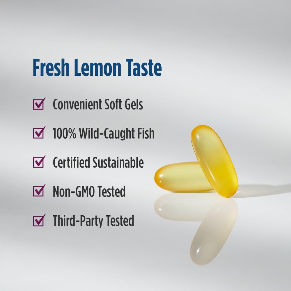 Nordic Naturals Complete Omega lemon bottle front highlights mood and skin support potential