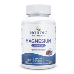 Product hero image of Nordic Naturals Magnesium Gummies for Adults in Blueberry Lavender flavor