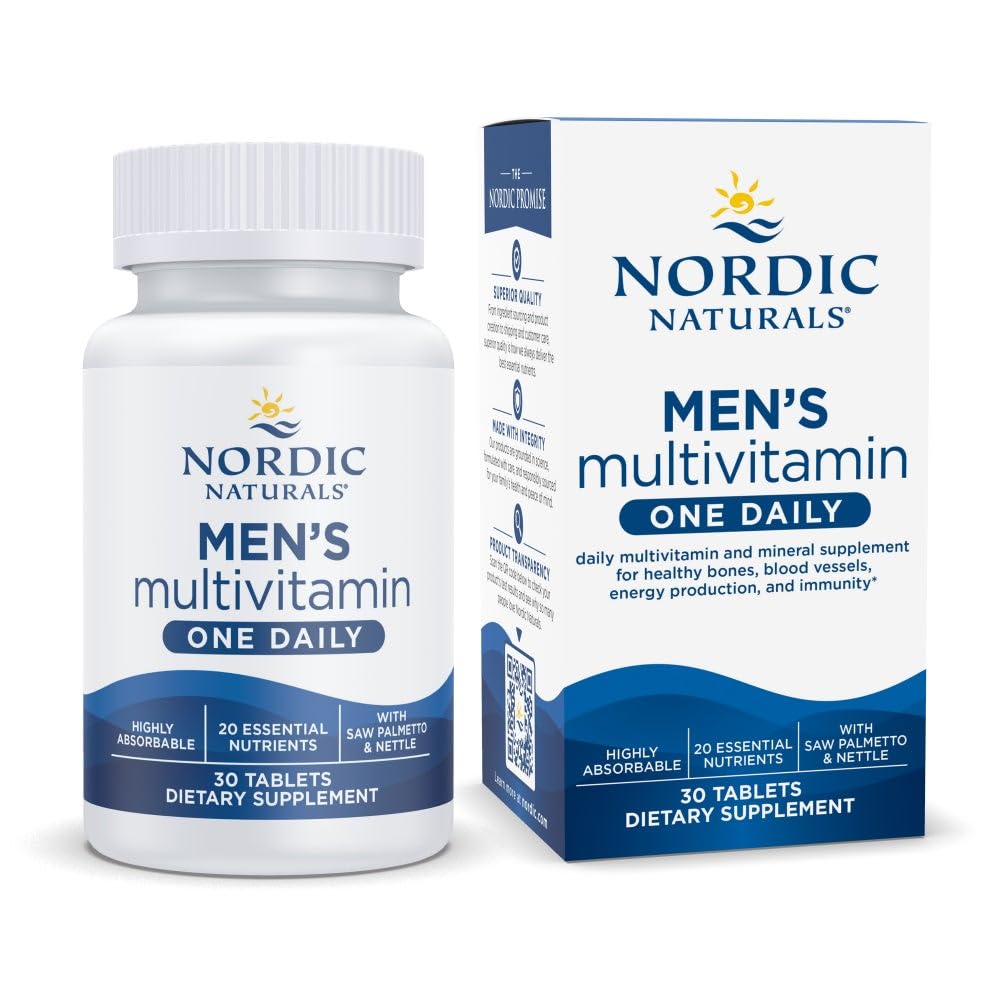 Nordic Naturals Men’s Multivitamin One Daily bottle with 30 tablets