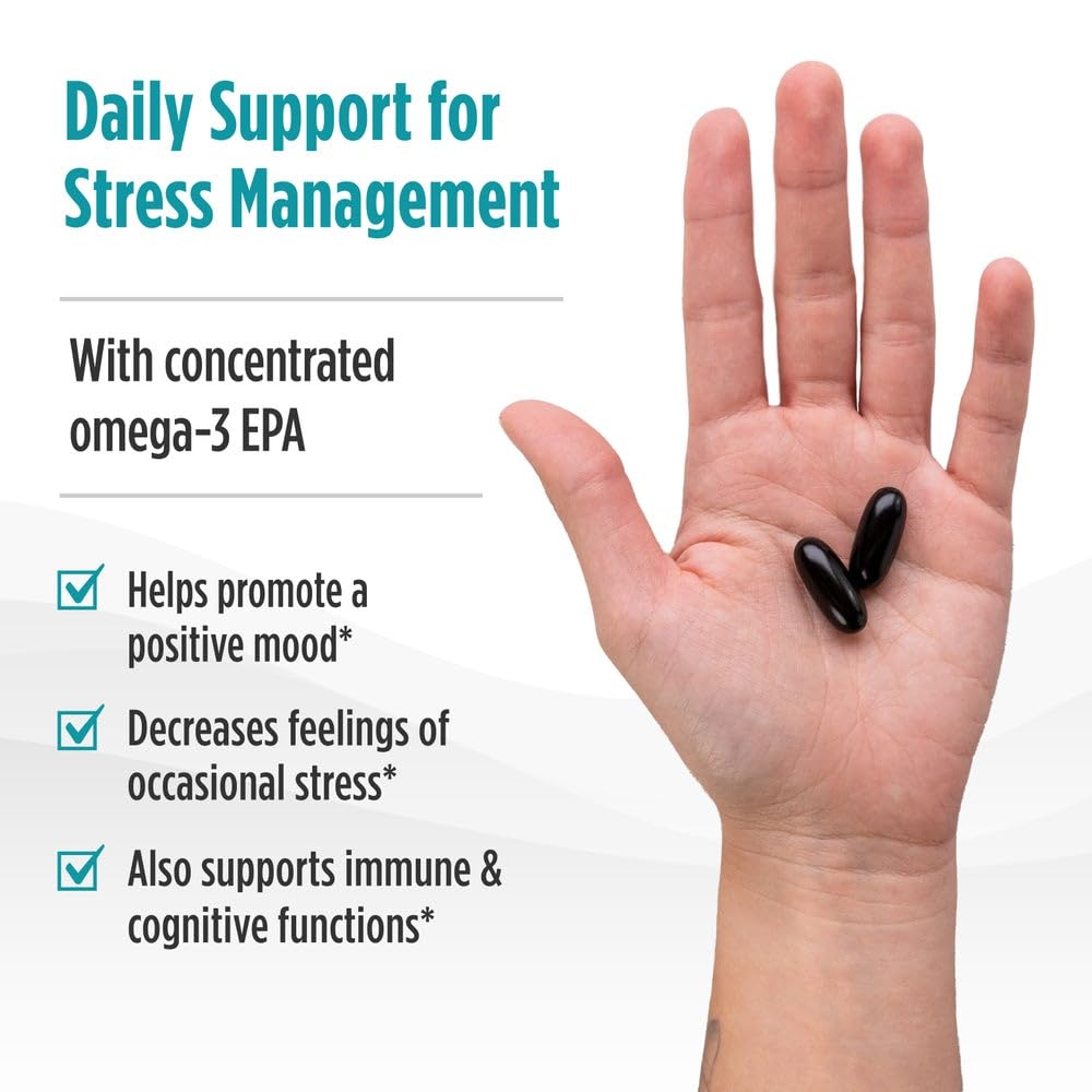 Close-up of Nordic Naturals Mood Support Omega Blend bottle