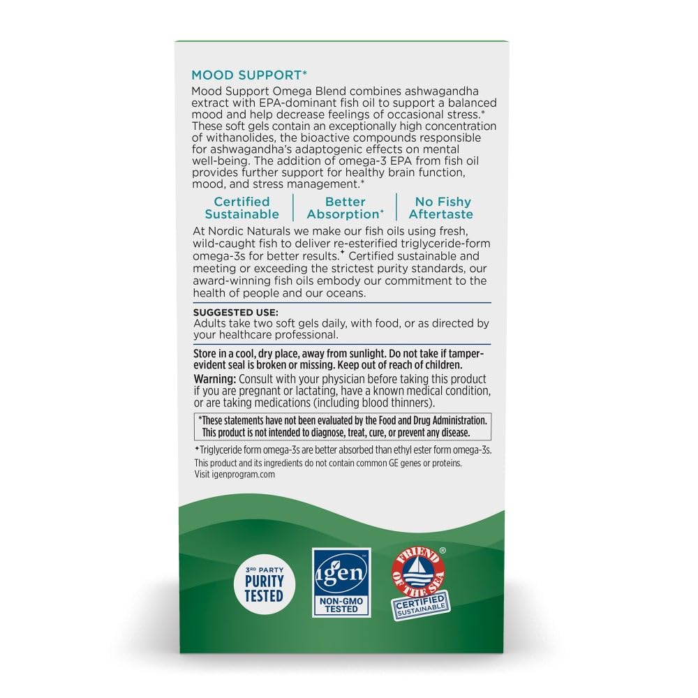 Label shows 1400 mg omega-3 per serving with 1000 mg EPA