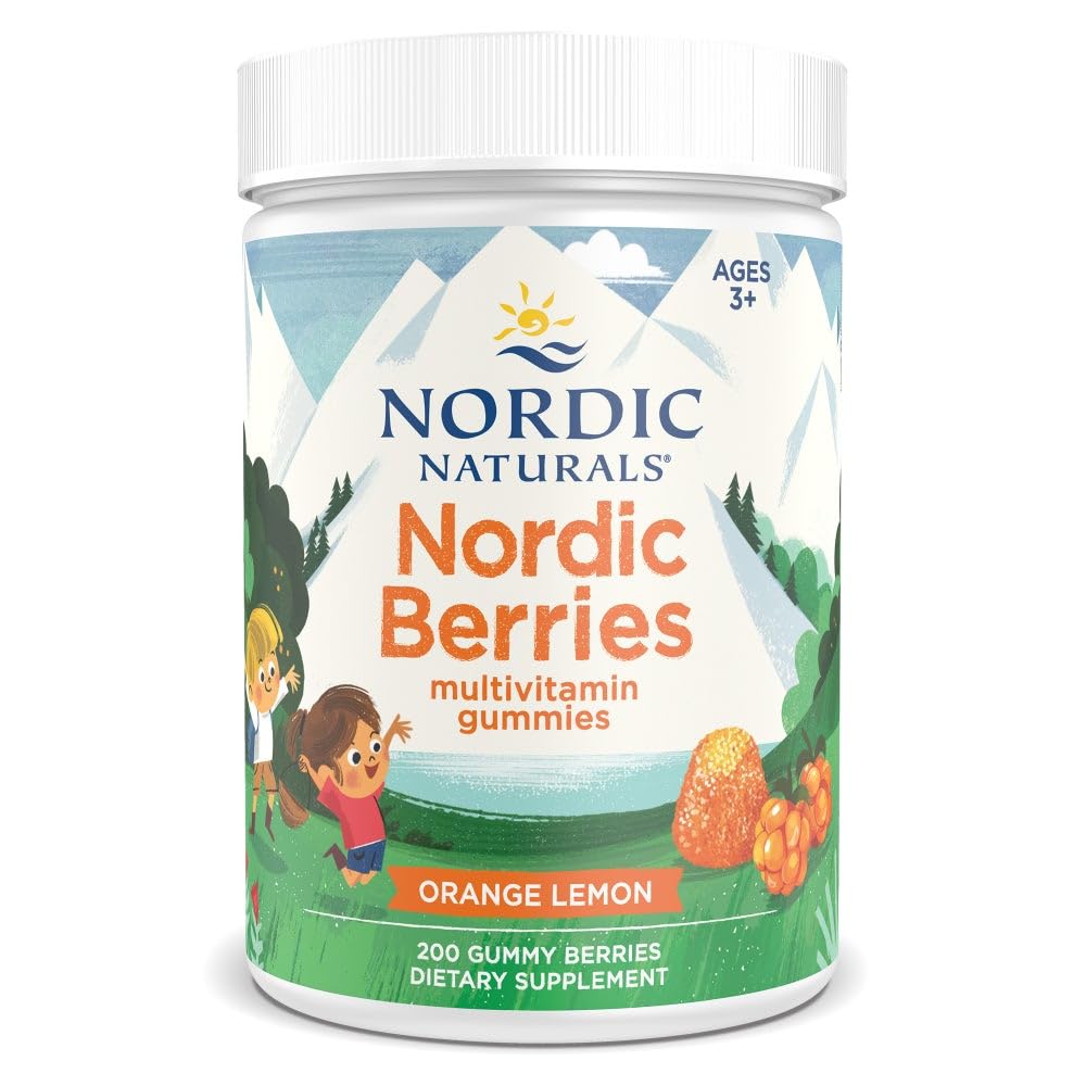 Front view of Nordic Naturals Nordic Berries Citrus bottle