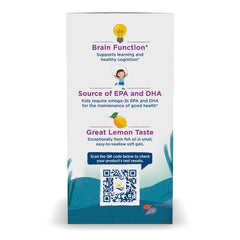 Front label of Nordic Naturals Complete Omega Jr Lemon bottle
