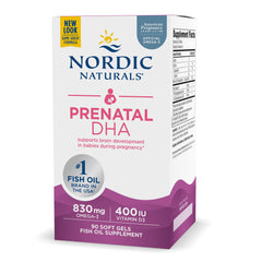 Unflavored Prenatal DHA for better absorption and no fishy burps