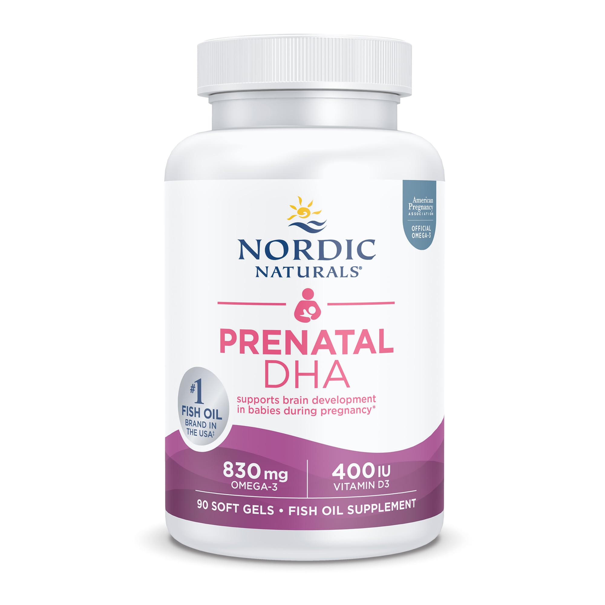 Vitamin D3 400 IU added to Prenatal DHA graphic