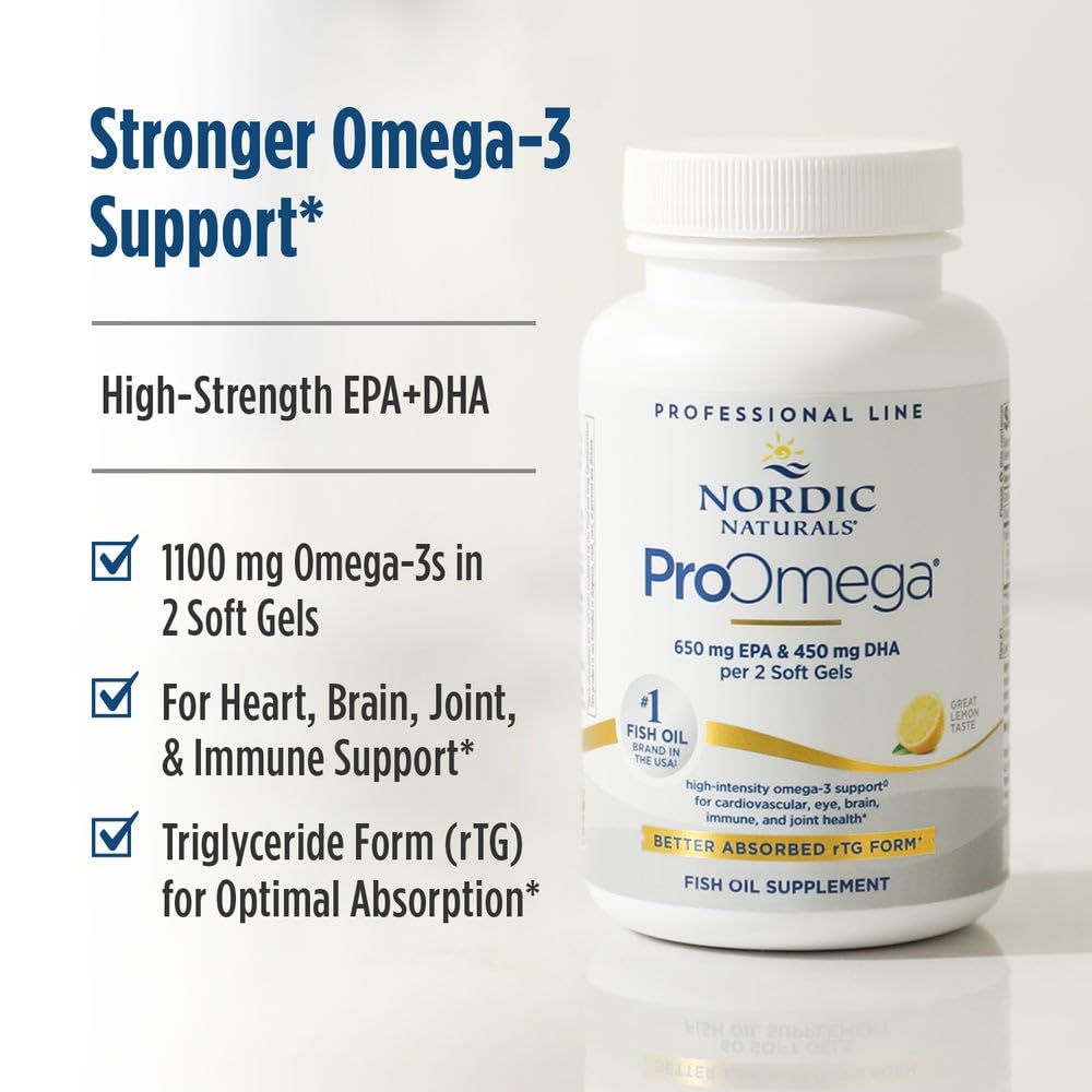 EPA and DHA representation for ProOmega Lemon